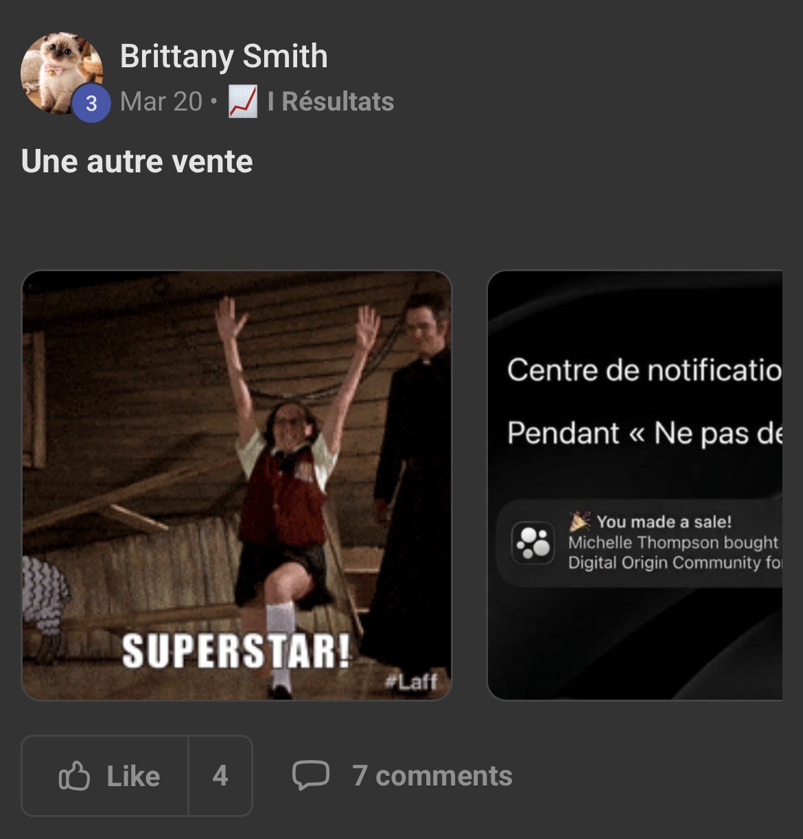 Témoignage Brittany Smith — Une autre vente